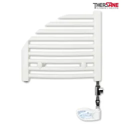 Kit mixte pour sèche-serviettes standard avec boîtier digital blanc