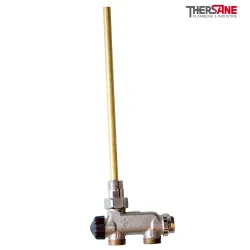 Robinet à plongeur vertical thermostatique