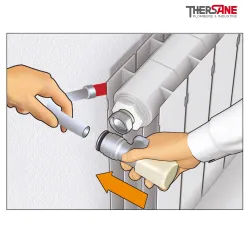 Robinets thermostatisables PUSH-FIT 1/2" pour kit coudé PER/PB