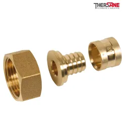 Raccords à glissement 1/2" écrou tournant pour PER
