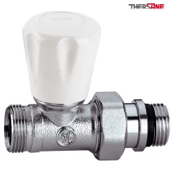 Robinet manuel corps droit laiton chromé mâle M23 x 1,5