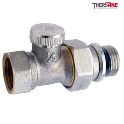 Té de réglage chromé gamme A avec joint sur la douille