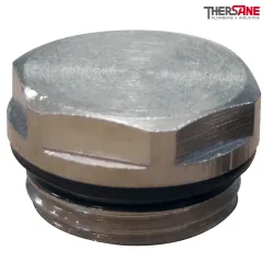 Bouchon plein pour radiateur acier mâle 1/2"