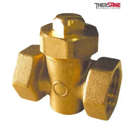 Robinet à boisseau foncé laiton femelle femelle