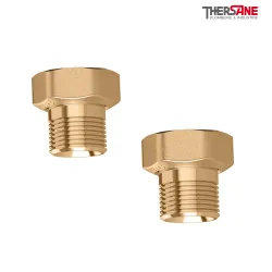 Raccords unions à joint plats pour vannes d'équilibrage et de régulation