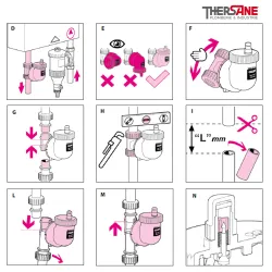 Schéma de montage DEGAZEUR DISCALSLIM