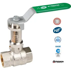 Vanne à sphère laiton titré CW617N à prolongateur