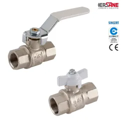 Vanne à sphère laiton titré CW617N dégraissée femelle - femelle