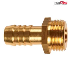 Raccord d'arrosage mâle cannelé