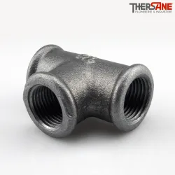 Té fonte malléable fileté égal femelle