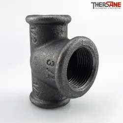 Raccord fonte malléable fileté Té réduit femelle