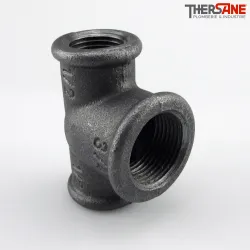 Té fonte malléable réduit fileté femelle