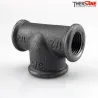 Raccord Té réduit fonte malléable fileté femelle