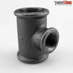 Raccord fonte malléable fileté Té réduit femelle