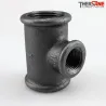 Raccord fonte malléable fileté Té réduit femelle