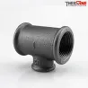Raccord fonte malléable fileté Té réduit femelle