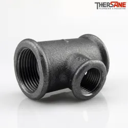 Raccord fonte malléable fileté Té réduit femelle