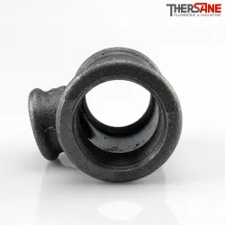 Raccord fonte malléable fileté Té réduit femelle