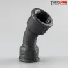 Raccord fonte malléable fileté Courbe 45° femelle
