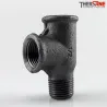Raccord Té fonte malléable fileté femelle avec une sortie Mâle