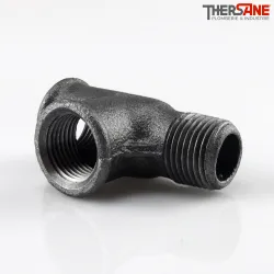 Té Raccord fonte malléable fileté femelle avec une sortie Mâle