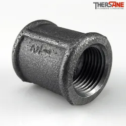 Manchon femelle fonte malléable fileté filetage droite/droite