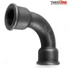 Coude fonte malléable fileté grand rayon 90° femelle femelle