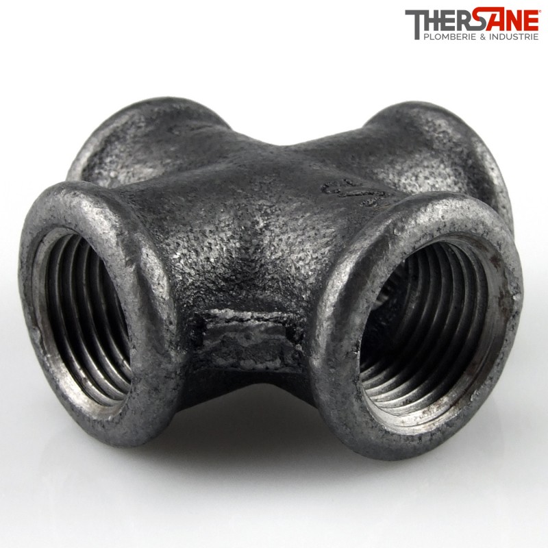 Raccord Fonte Noire Union Conique Femelle / Femelle Pour La Décoration Industrielle - Styleindus