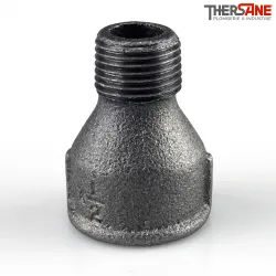 Raccord fonte malléable fileté Manchon réduit femelle mâle