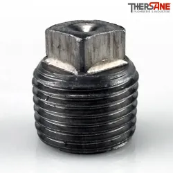Bouchon fonte malléable fileté mâle sans bourrelet