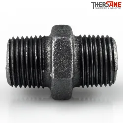 Mamelon fonte malléable mâle filetage droite/droite