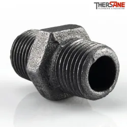 Mamelon fonte malléable fileté mâle filetage droite/droite