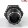 Raccord Mamelon fonte malléable mâle filetage droite/droite