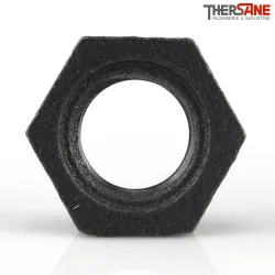 Raccord fonte malléable fileté Contre-Écrous évidé