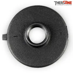 Raccord fonte malléable fileté Bride rondes sans trou