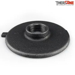 Bride rondes sans trou fonte malléable fileté 