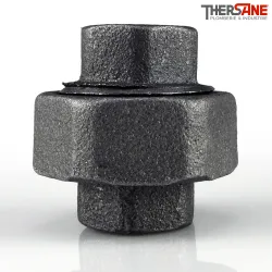 Manchon union femelle fonte malléable fileté à joint conique