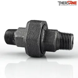 Raccord fonte malléable fileté Manchon union mâle à joint conique