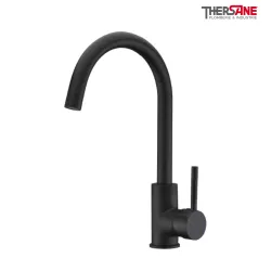 Mitigeur noir intégral cuisine THEWA KOM1N