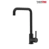 Mitigeur équerre noir intégral cuisine THEWA KOM3N