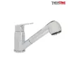 Mitigeur évier chromé THEWA MADI Plus avec douchette 2 jets