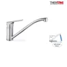Mitigeur Bec droit chromé THEWA MADI Plus