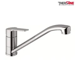 Mitigeur Bec droit chromé THEWA THU10