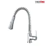 Mitigeur chromé cuisine THEWA DAN14 avec douchette flexible