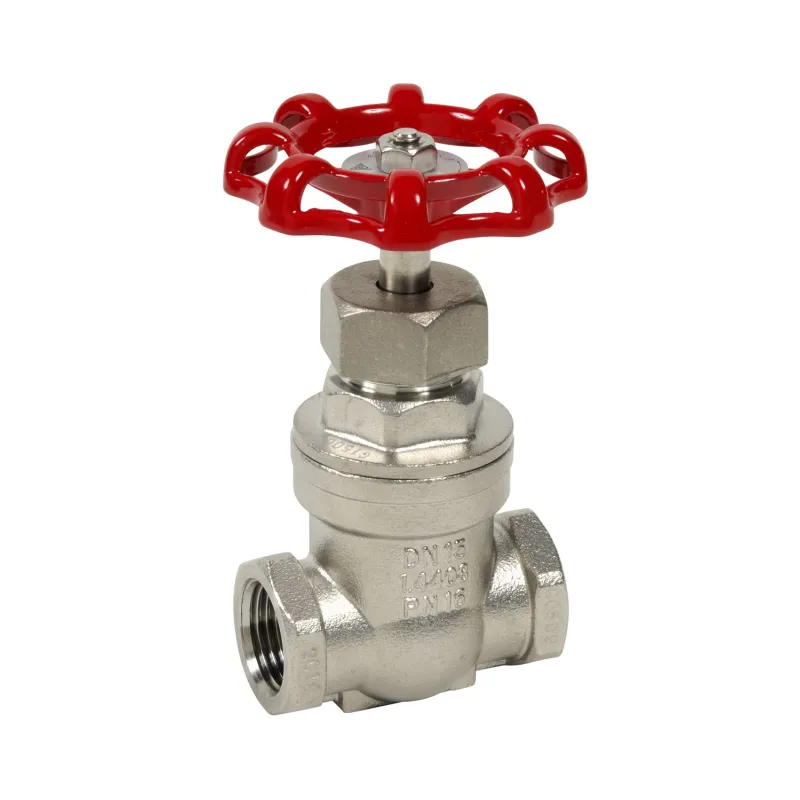 Vanne à opercule inox série 106 femelle – femelle PN16 