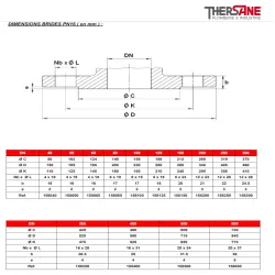 dimension bride pn16 Vanne à opercule fonte PN16 à tige montante NF 29323