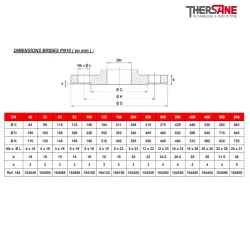 dimension PN10 Vanne à opercule caoutchouc PN10-16 F5 FSH