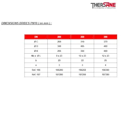 dimension brides pn10 Vanne à opercule caoutchouc NF PN10-16 F4 FSH - FAH