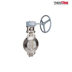 vanne à papillon double excentration inox PN25