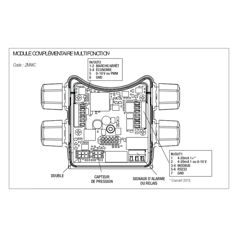 Module multifonctions EVOPLUS ERP pour circulateur